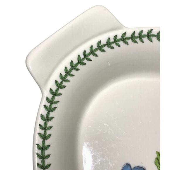 PORTMEIRION BOTANIC GARDEN 14.75" Augratin SWEET PEA Oval Serving Dish VGUC - Picture 2 of 6